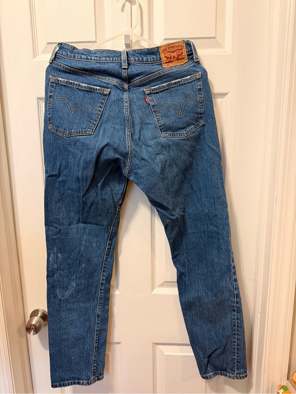 Levi's Straight Leg Blue Denim Jeans